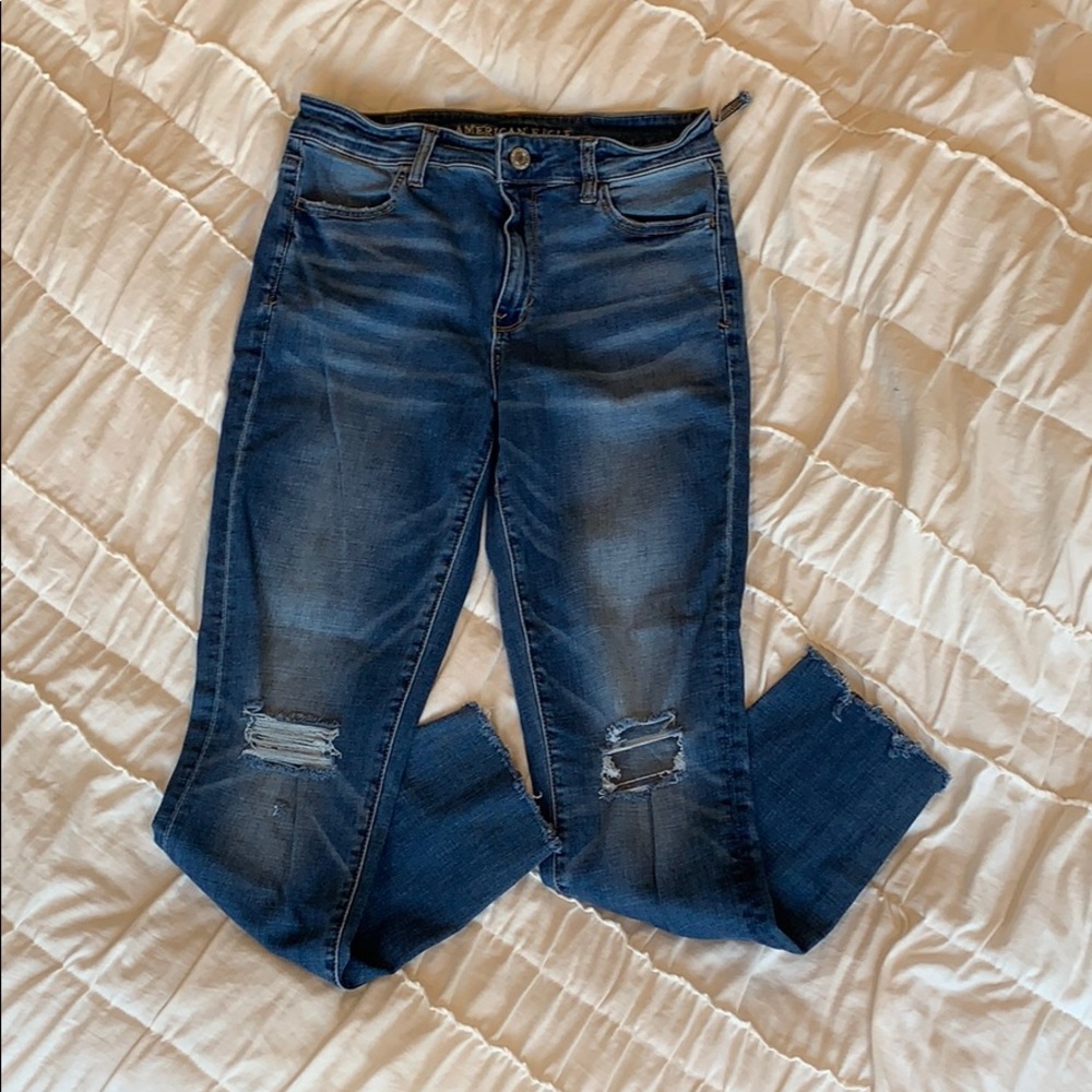 American Eagle Ripped Skinny Jeans